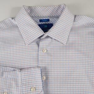 Egara Men's Plaid Button-Up Shirt Non-Iron Multicolor SZ Large